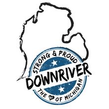 Downriver Strong & Proud 3/4 sleeve raglan shirt