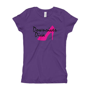 Downriver Diva Girl's T-Shirt (9 colors)
