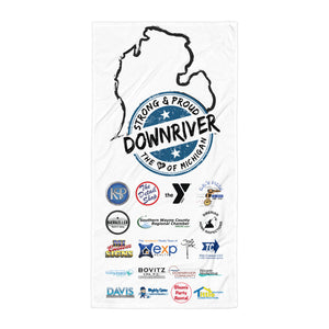 Downriver Strong & Proud Beach Towel