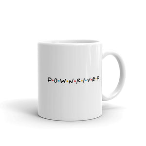 Downriver "Friends" TV Show Style Font Coffee Mug