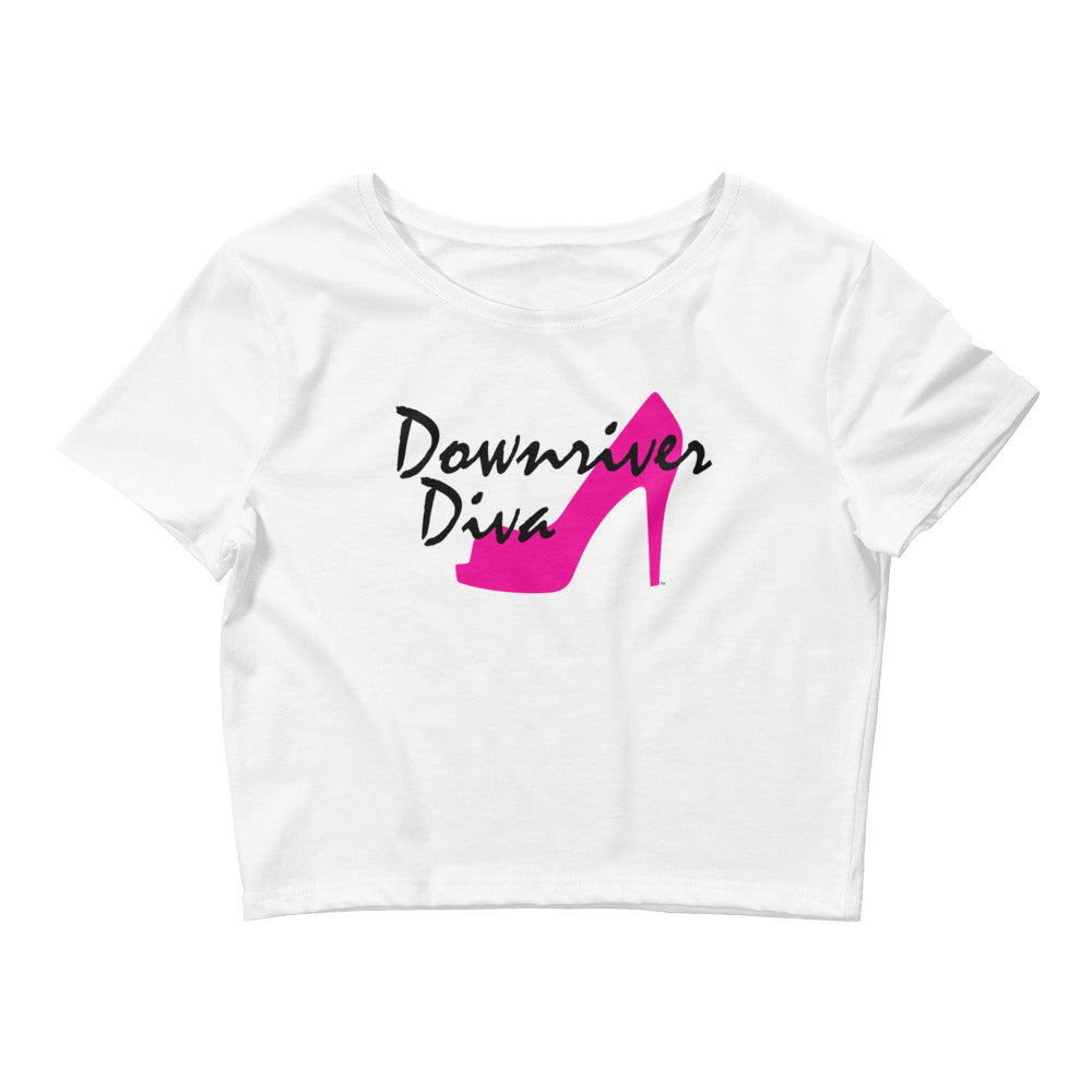 Downriver Diva Women’s Crop Tee (1 color)