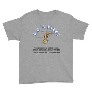 B.C.s Pizza Youth Short Sleeve T-Shirt (3 colors)
